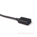 ODM/OEM-USB-A-Mann zum weiblichen USB2.0-Verlängerungskabel